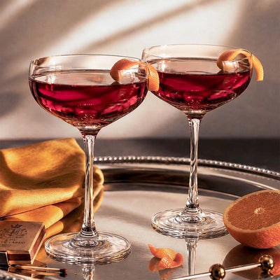 Alba Champagne Coupe Glasses, Set of 2