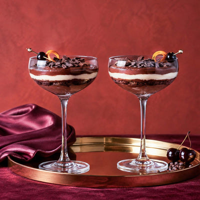 Alba Champagne Coupe Glasses, Set of 2
