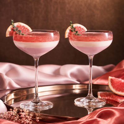 Alba Champagne Coupe Glasses, Set of 2
