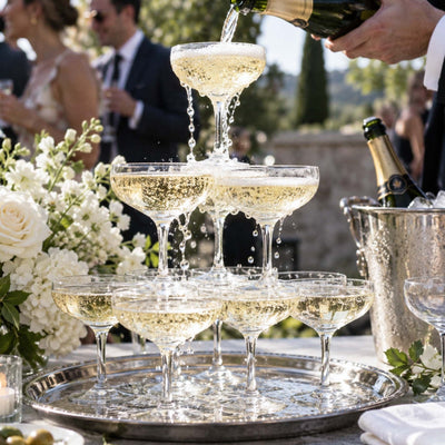 Alba Champagne Coupe Glasses, Set of 2