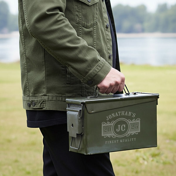 All the Vices Custom Gift Set for Men in Ammo Can