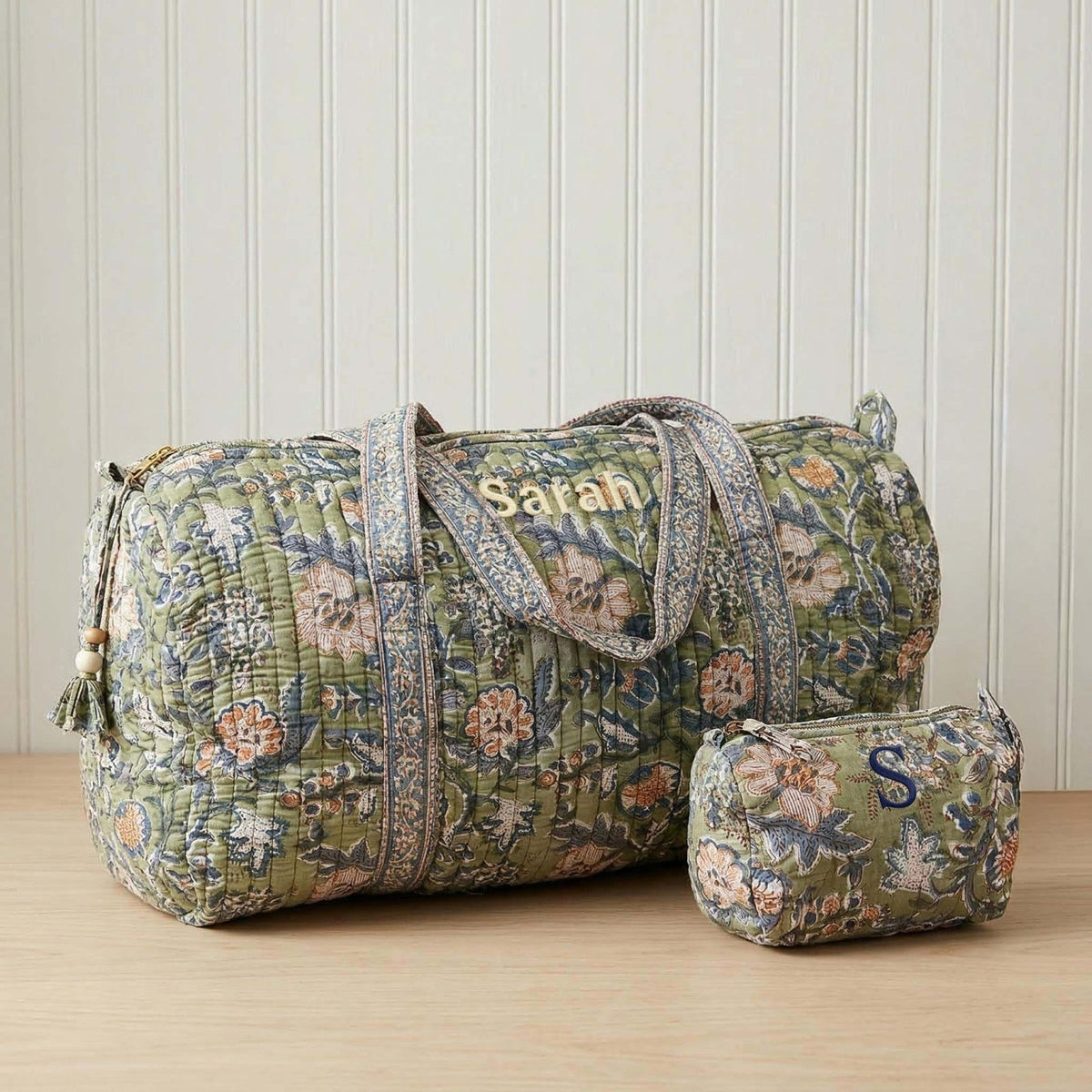 Anella Quilted Duffle Carryall Weekender Bag