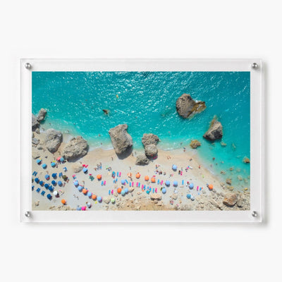 Blue Lagoon Club Acrylic Wall Art Print