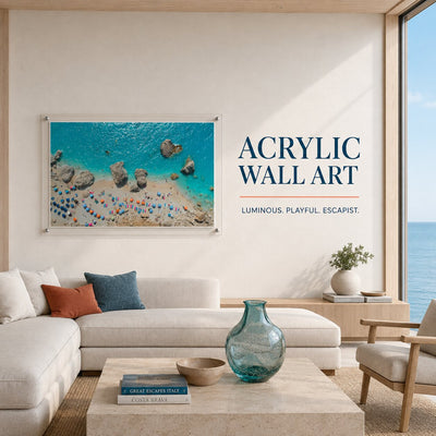 Blue Lagoon Club Acrylic Wall Art Print
