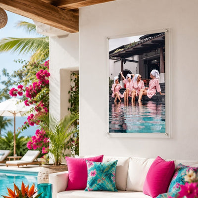 Breakfast at Brittany's Acrylic Wall Art Print - Vertical