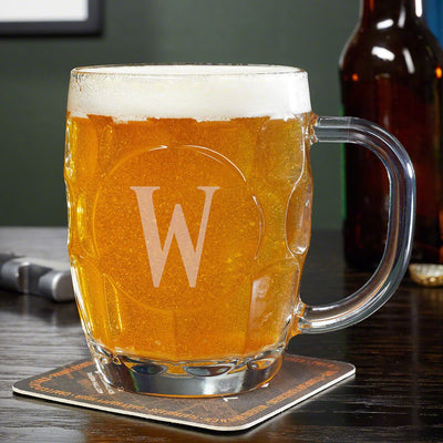 Britannia Dimple Engraved Beer Mug