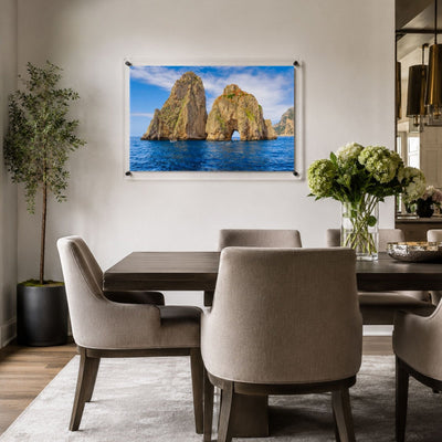 Capri on the Rocks Acrylic Wall Art Print