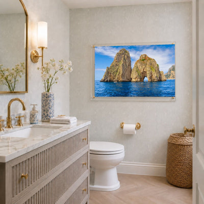 Capri on the Rocks Acrylic Wall Art Print