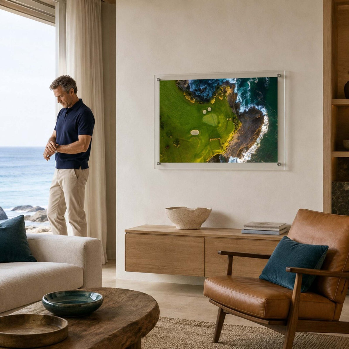 Coastal Hazard Acrylic Wall Art Print - Horizontal