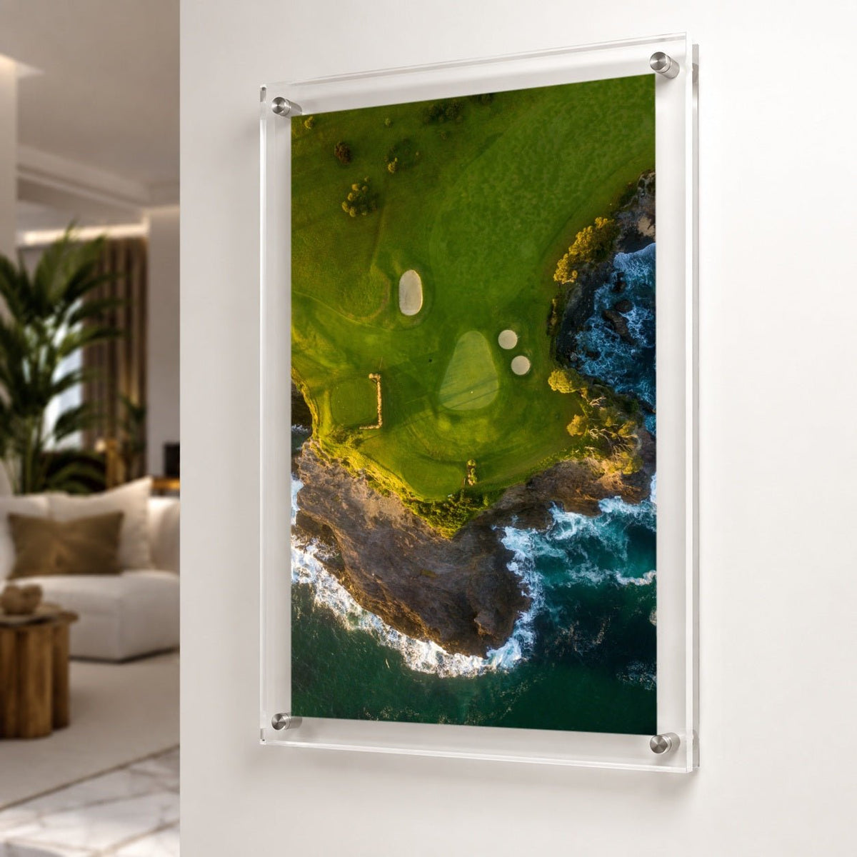 Coastal Hazard Acrylic Wall Art Print - Vertical