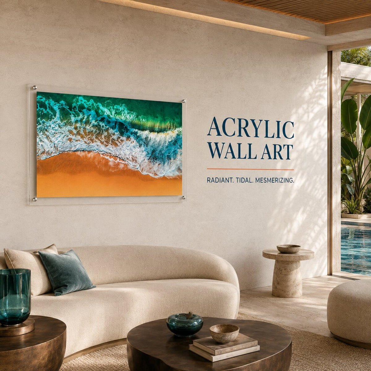 Copper Tide Acrylic Wall Art Print