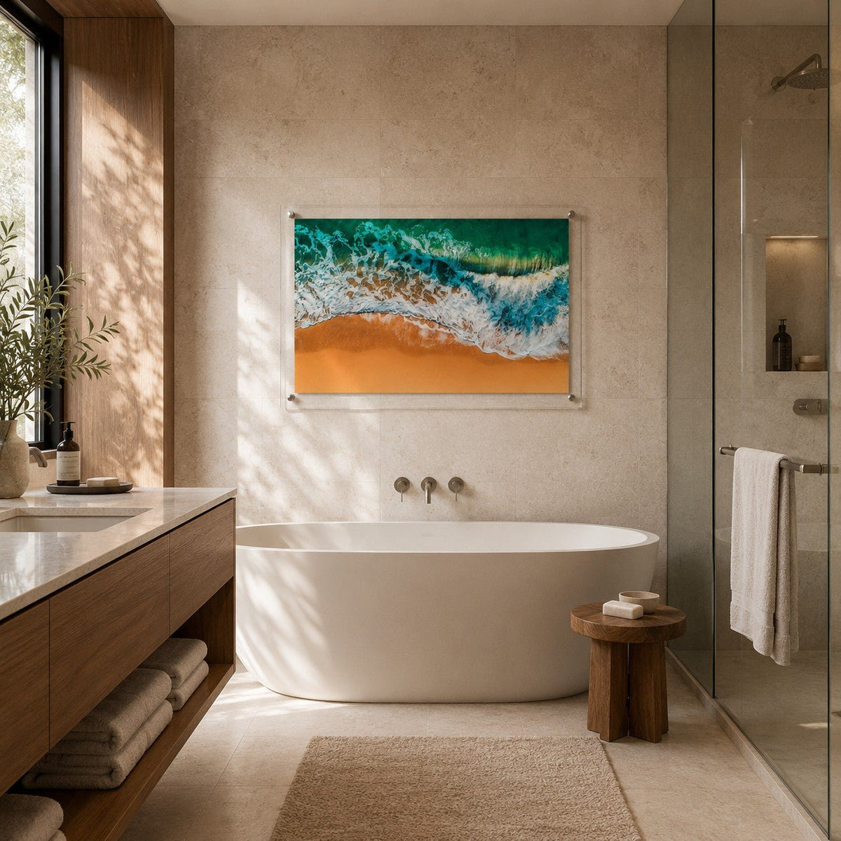 Copper Tide Acrylic Wall Art Print