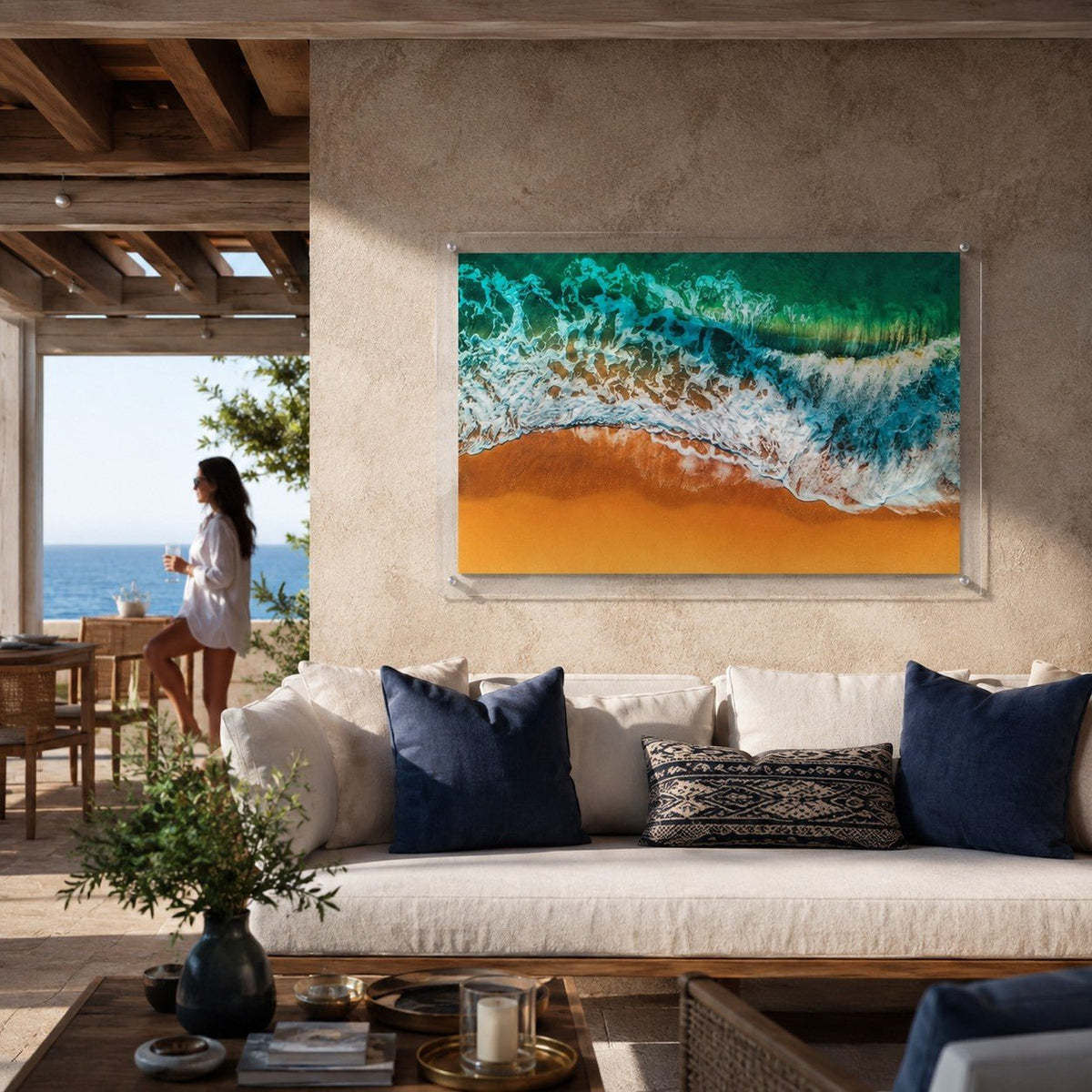 Copper Tide Acrylic Wall Art Print