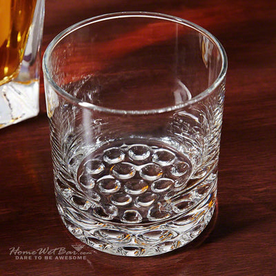 Custom Buckman Whiskey Glasses and El Matador Bull Whiskey Decanter Set