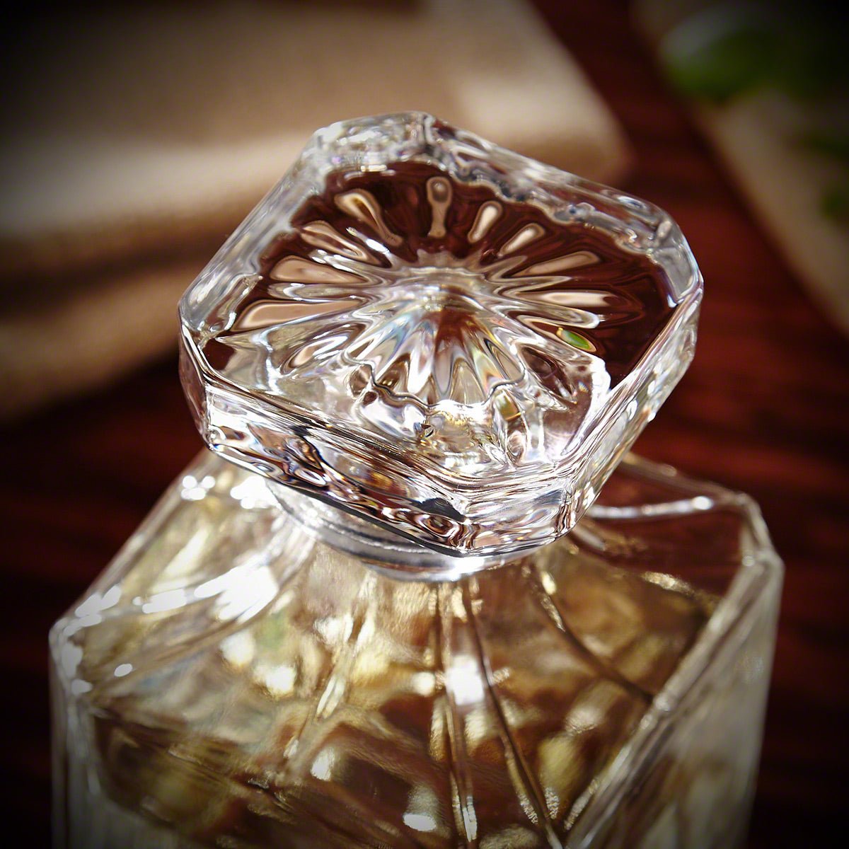 Custom Liquor Decanter Set with Colchester Glasses