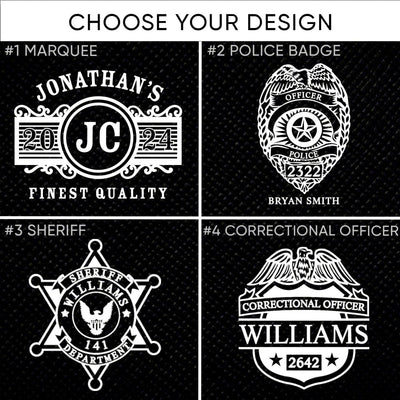 Custom Liquor Decanter Set with Colchester Glasses