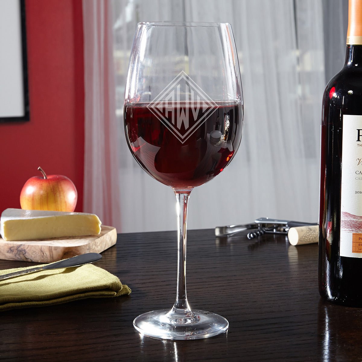 Dolcetto Custom Wine Decanter Set with Wine Glasses