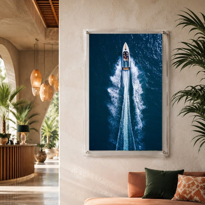 Exit By Sea Acrylic Wall Art Print - Vertical