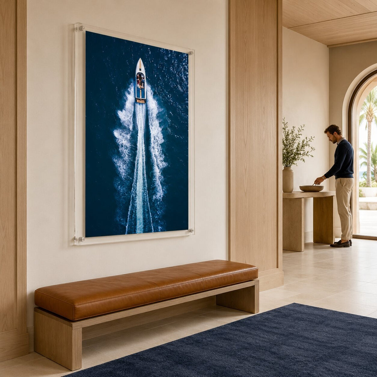 Exit By Sea Acrylic Wall Art Print - Vertical