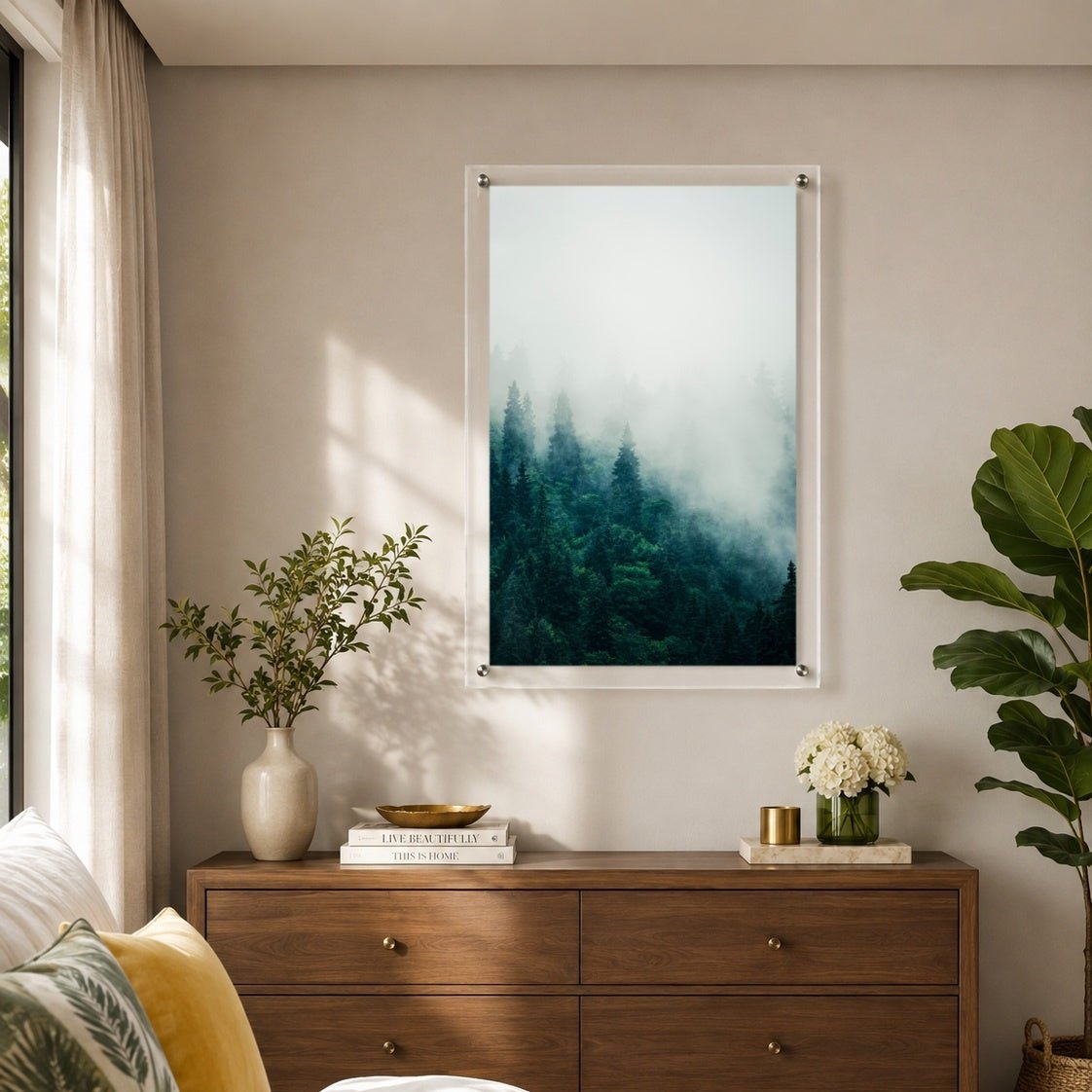 Forest on Mute Acrylic Wall Art Print