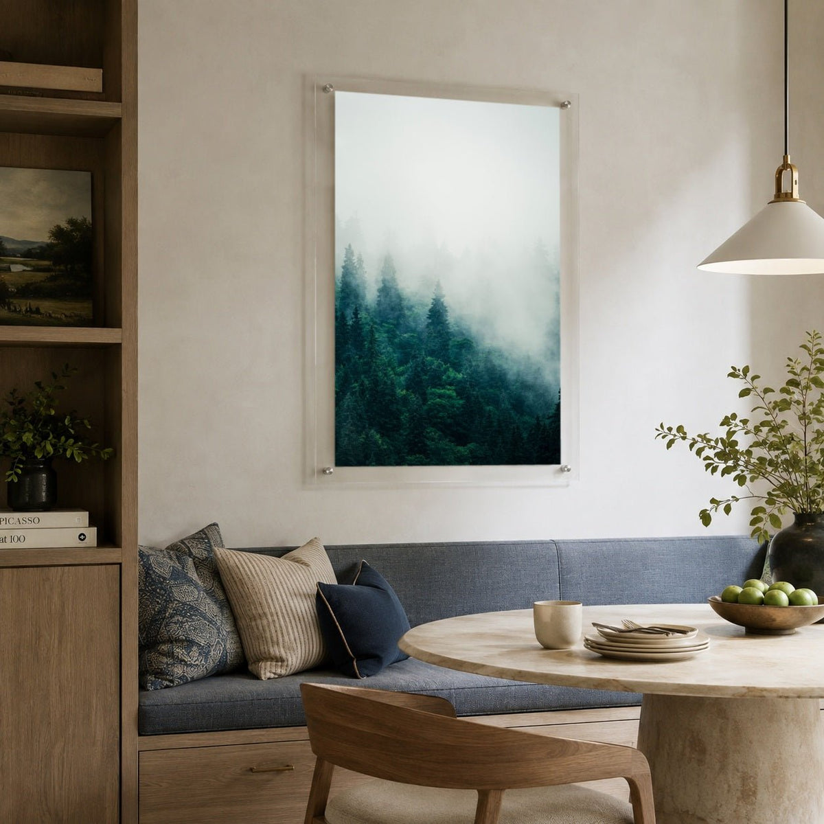 Forest on Mute Acrylic Wall Art Print