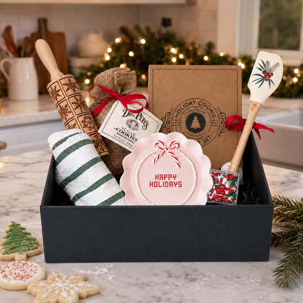 Holiday Cookies Baking Gift Basket