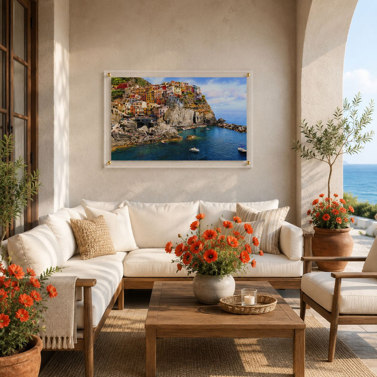Italian Coast Acrylic Wall Art Print