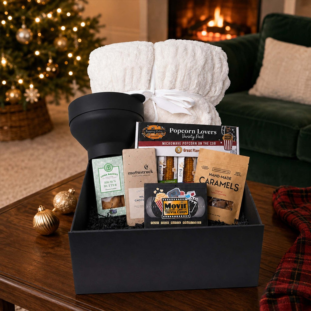 Marquee Movie Night Gift Basket
