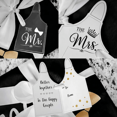 Mr. & Mrs. Aprons, Engagement Gift