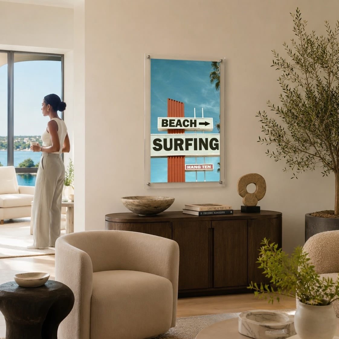 Next Stop: Surf Acrylic Wall Art Print