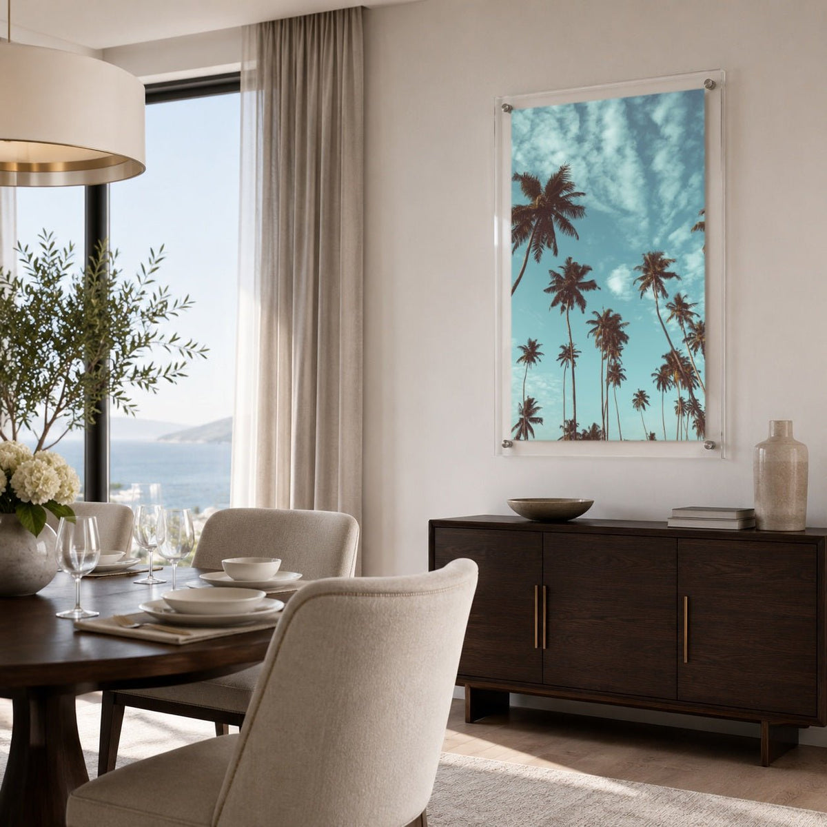 Palm Parade Acrylic Wall Art Print