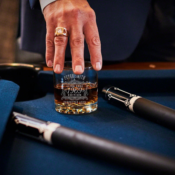 Personalized Bullet Whiskey Stones with Buckman Glasses