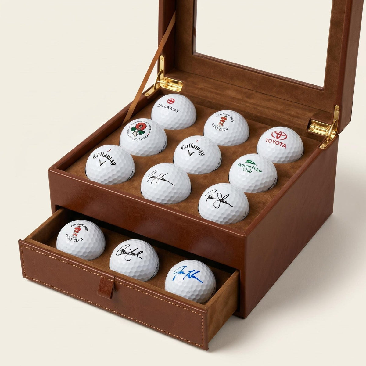 Personalized Golf Ball Collector Box