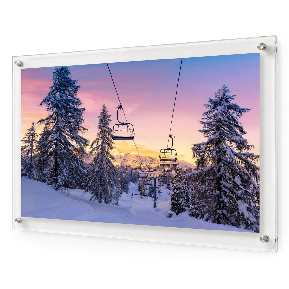 Pink Sky Apres Acrylic Wall Art Print