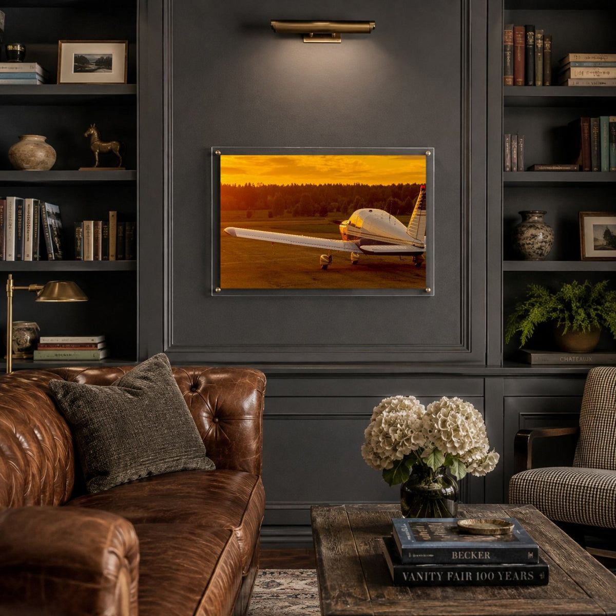Piper, Cleared for Sunset Acrylic Wall Art Print