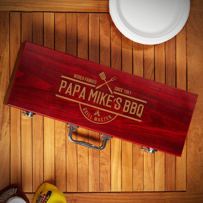 Rosewood Personalized Grilling Tools