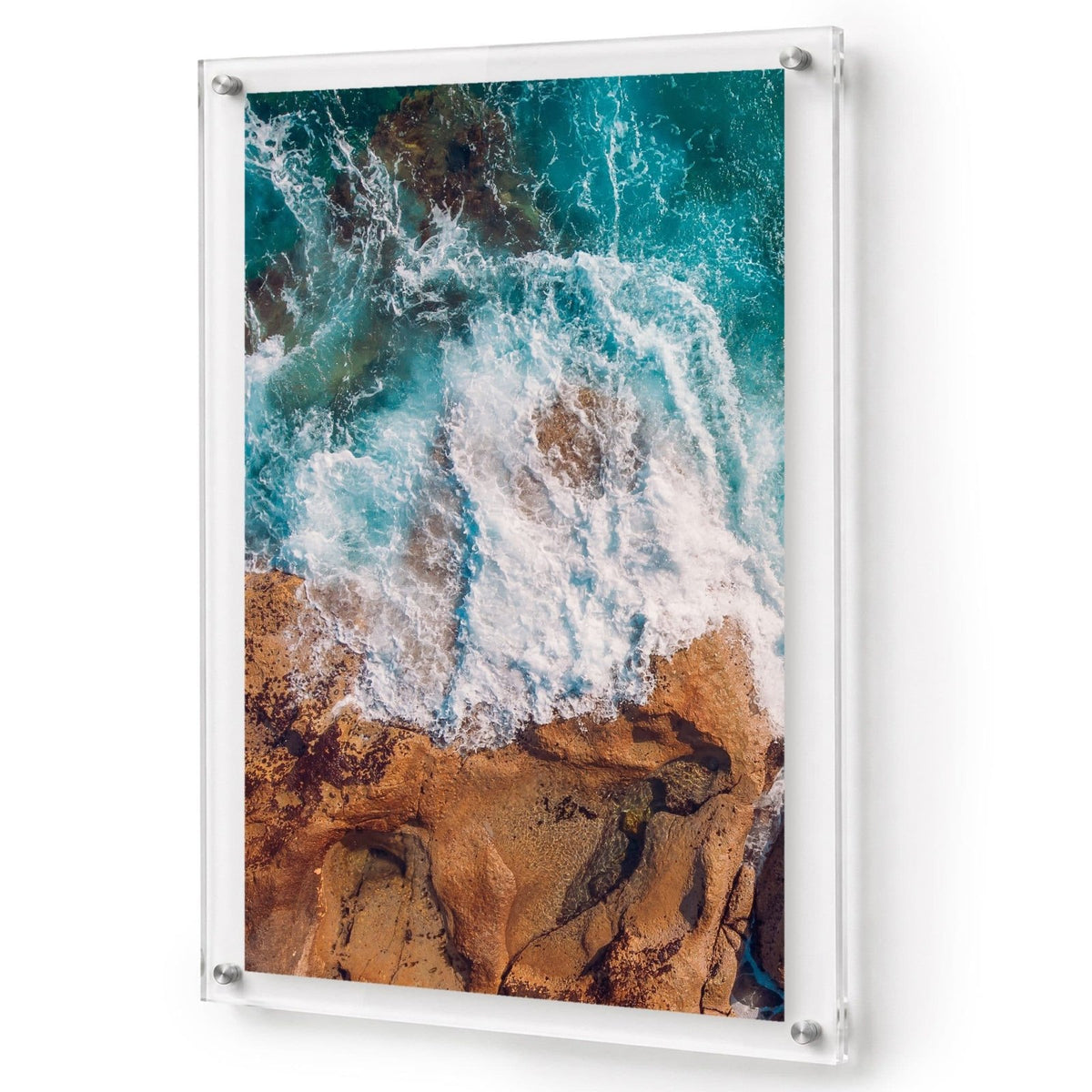 Salt Meets Stone II Acrylic Wall Art Print