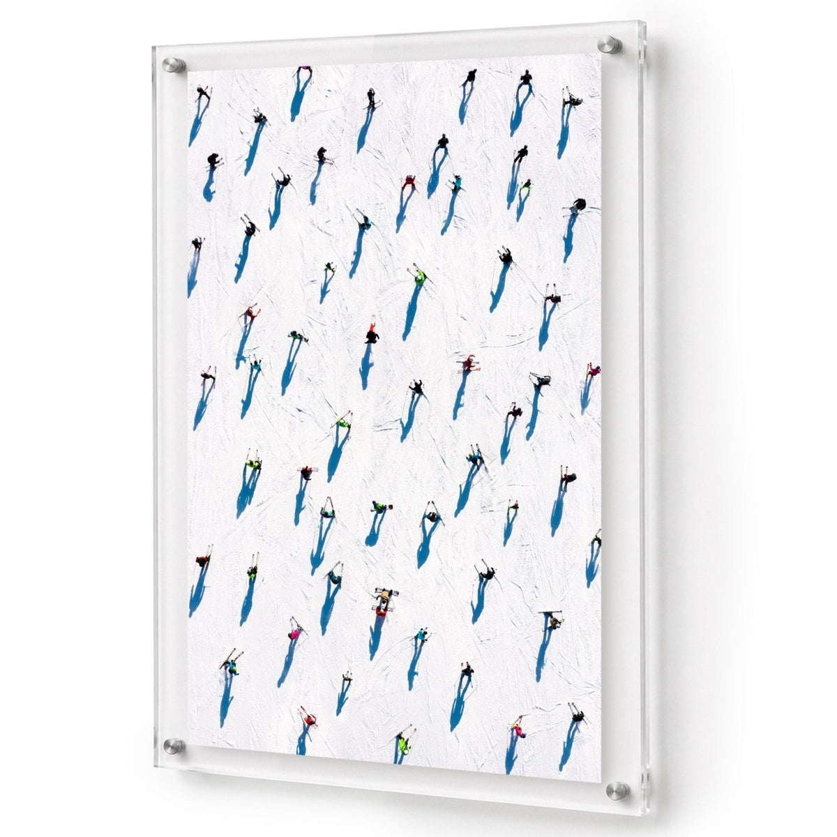Snow Dots Acrylic Wall Art Print