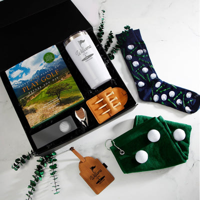 St. Andrews Golf Gift Basket - Golf Accessories for Men