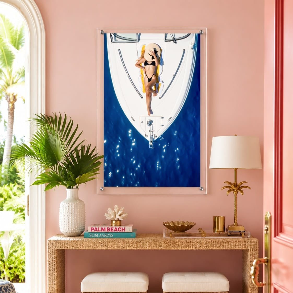 Sun Deck Society Acrylic Wall Art Print - Vertical