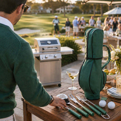 Tee Time Custom Golf BBQ Tools Set