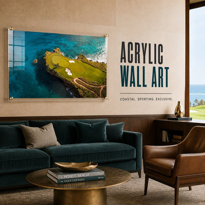 The Floating Fairway Acrylic Wall Art Print