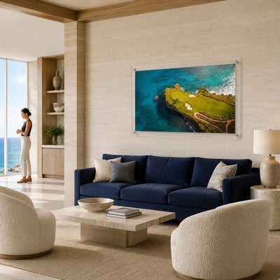 The Floating Fairway Acrylic Wall Art Print