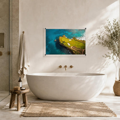 The Floating Fairway Acrylic Wall Art Print