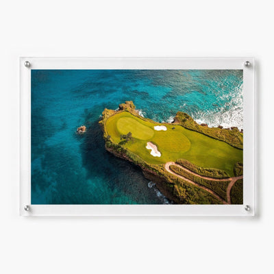 The Floating Fairway Acrylic Wall Art Print