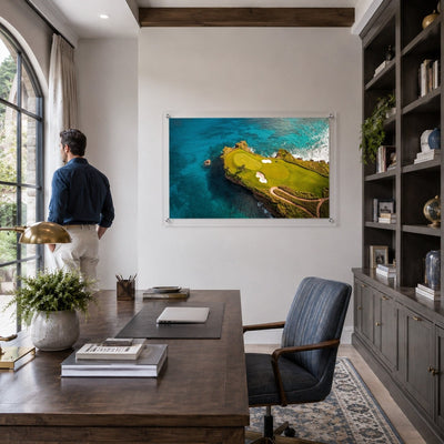 The Floating Fairway Acrylic Wall Art Print