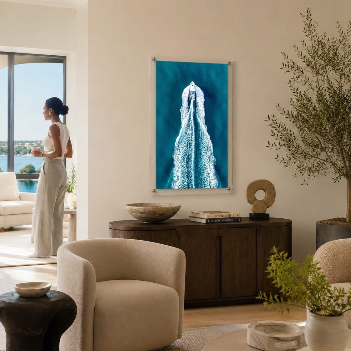 The Getaway Acrylic Wall Art Print - Vertical