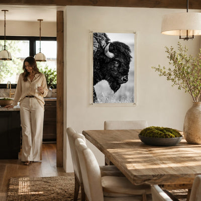 The Lookout Black & White Acrylic Wall Art Print