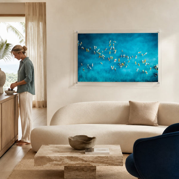 Waiting on the Waves Acrylic Wall Art Print