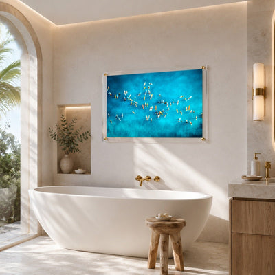 Waiting on the Waves Acrylic Wall Art Print